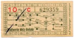 ticket 1910 avec carte réseau