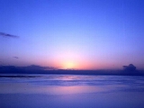 sunset blue