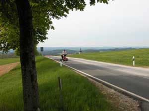 Climbing up from Pottenstein