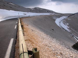 The Northern side of Mt Ventoux
