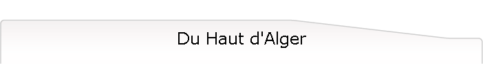 Du Haut d'Alger