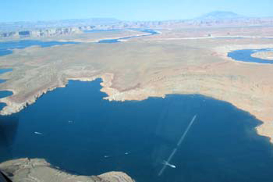 Le lac Powell dans Glen Canyon