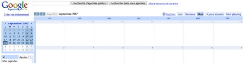 Google agenda