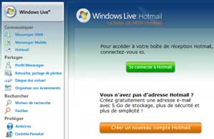 Windows live account