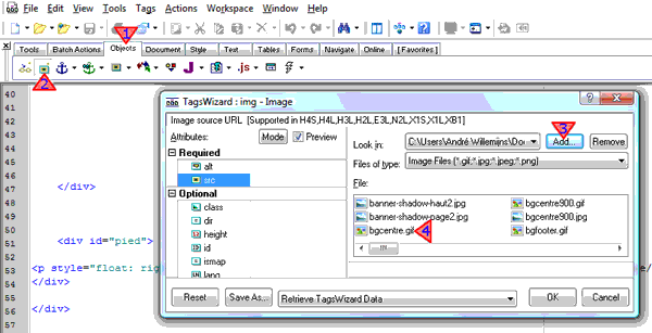 inserer une image avec XHTMLl-Kit