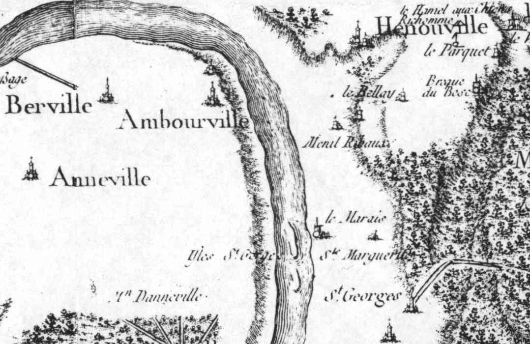 Hénouville en 1715