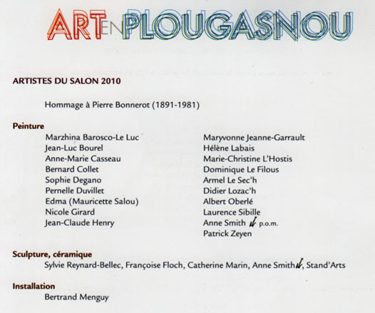 art en Plougasnou 2010