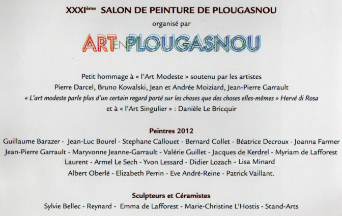 Salon art en Plougasnou