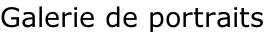 Galerie de portraits