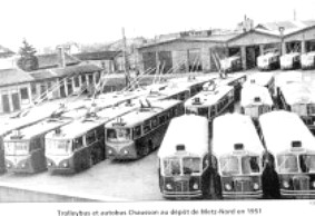 Dépôt de metz-nord 1951