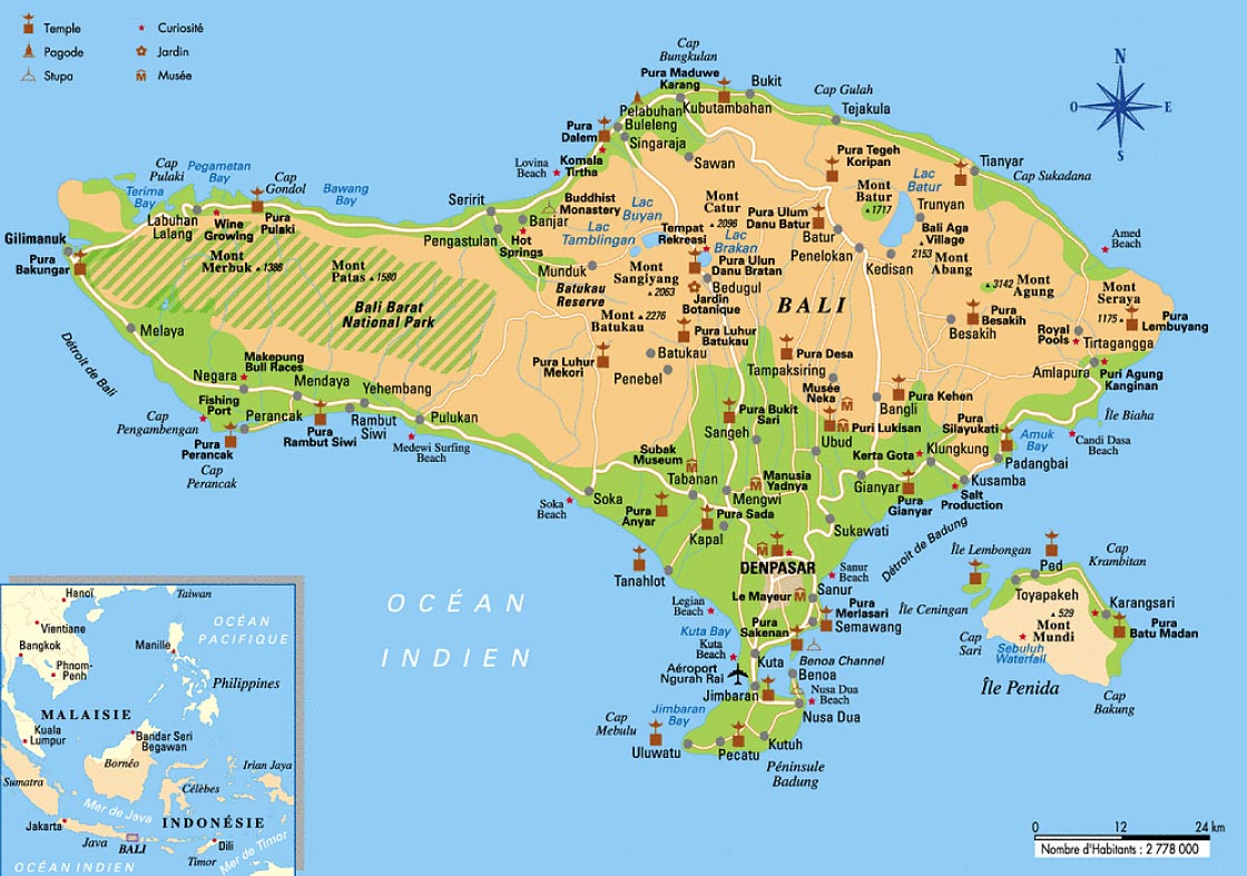 Download this Carte Bali Indonesie Indonesia Map Maps picture