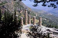 Delfi,Delphes,temple d'Apollon