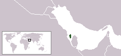 Localisation de Bahrein