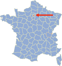 Localisation de l'Ile de France