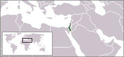 Localisation d'Israël