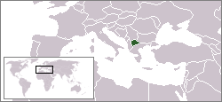 Localisation de la Macédoine