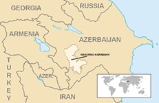 Localisation Nagorno Karabakh