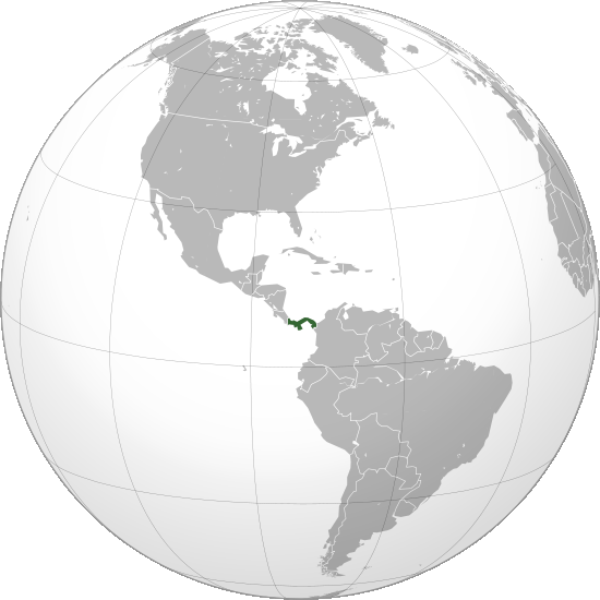 Localisation du Panama
