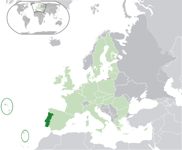 Localisation du Portugal