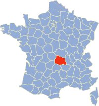 Localisation du Puy de Dôme