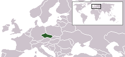 Localisation de la république tchèque