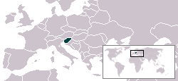 Localisation de la Slovénie