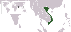Localisation du Viet Nam