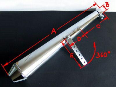 silencieux Muffler long