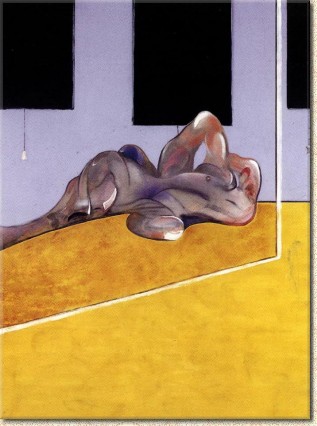 Francis Bacon - Lying Figure in a Mirror, 1971