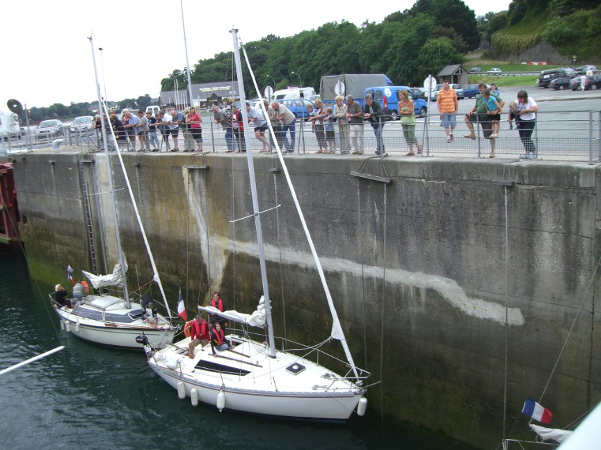 L'cluse du barrage de la Rance