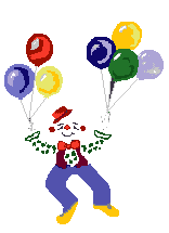 tanzender Clown