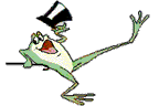 tanzender Frosch