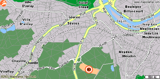 Plan d'acces vue generale