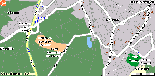 Plan d'acces vue detaillee