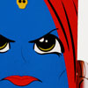 Papertoy de Mystique (X-men)