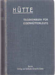 Htte  Taschenbuch Fr Eisenhttenleute.3426 a.jpg (446526 octets)