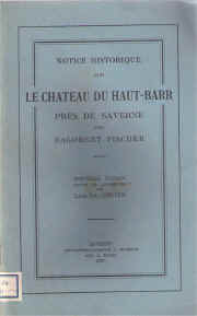 Le chteau du Haut Barr 1927 a.jpg (99772 octets)