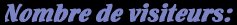 Nombre de visiteurs
