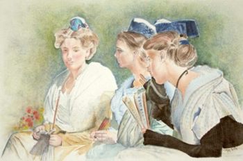 aquarelle, quand trois Arlsiennes se rencontrent...