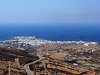 Nous commençons la visite de Tinos (en voiture ...) par une grande montée !