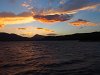 Coucher de soleil dans la baie de Poros
