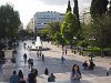 Place Syntagma devant le Parlement.