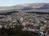 Nous avons de beaux points de vue sur Athènes (ici vers l'est).