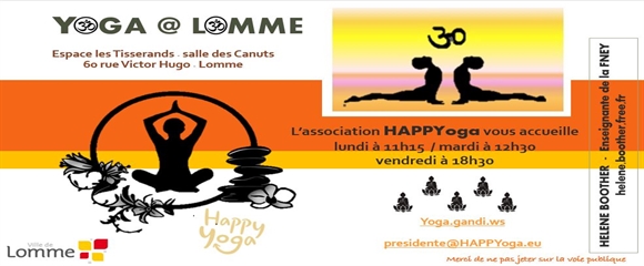 cours de yoga lomme lille lambersart et stage