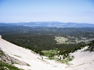 La clairière de la Jasse vu du Pas de la Ville