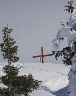 La croix du Sommet du grand Rocher