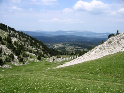 La Grande Cabane vu depuis le Pas des Chattons