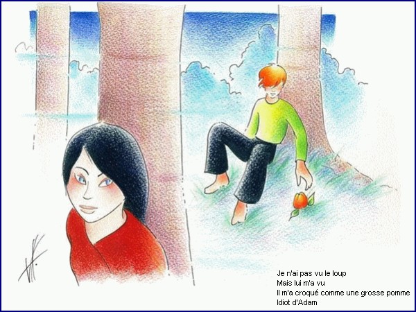 illustration d'un pome de Jim Bouchet : Naturellement