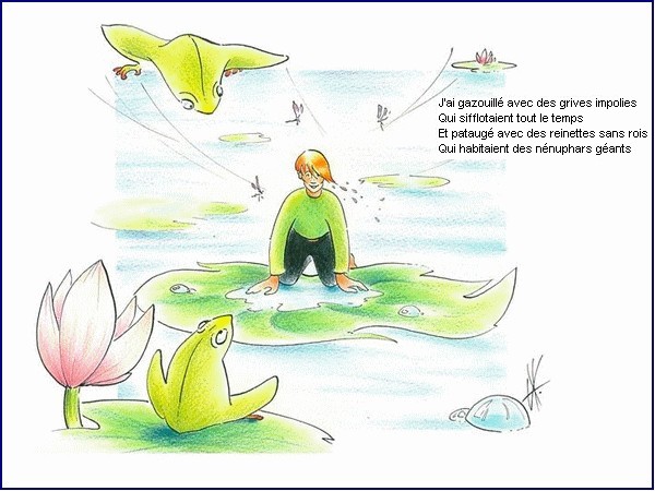 illustration d'un pome de Jim Bouchet : Naturellement
