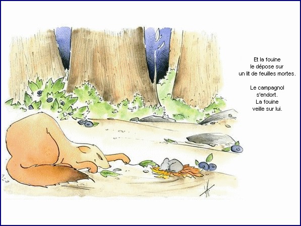illustration d'un texte de Nicolas Bouchet : Le grand silence